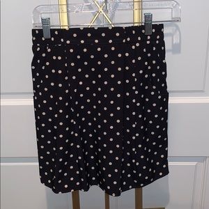 polka dot skirt